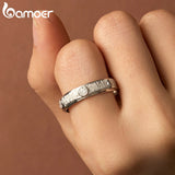 Anel Masculino Moissanite Delicado Bamoer