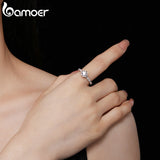 Anel Moissanite Requintado Bamoer