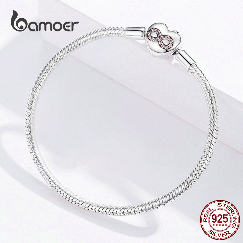 Bracelete Coração da Eternidade Bamoer