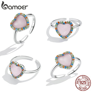 Anel Ajustável Amor Feminino Bamoer